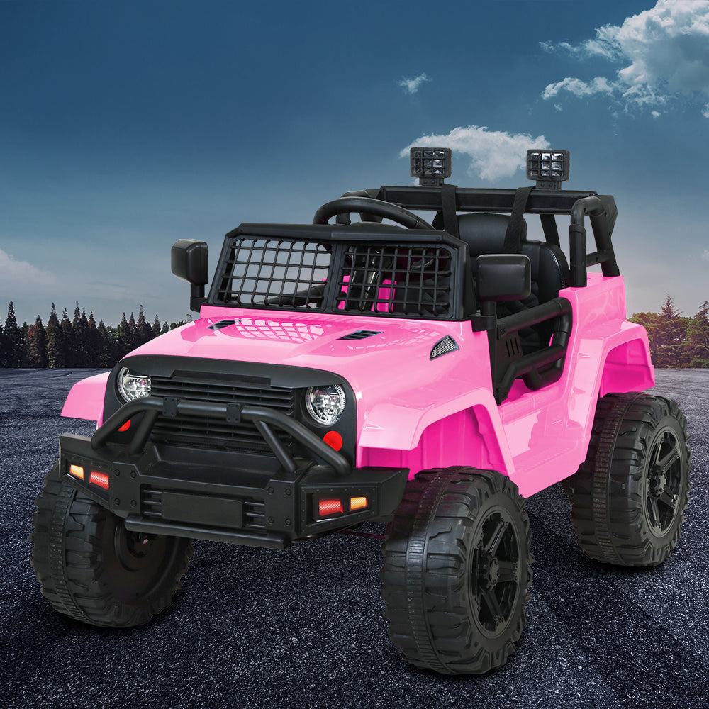 Jeep Style Electric Ride on Car - Pink