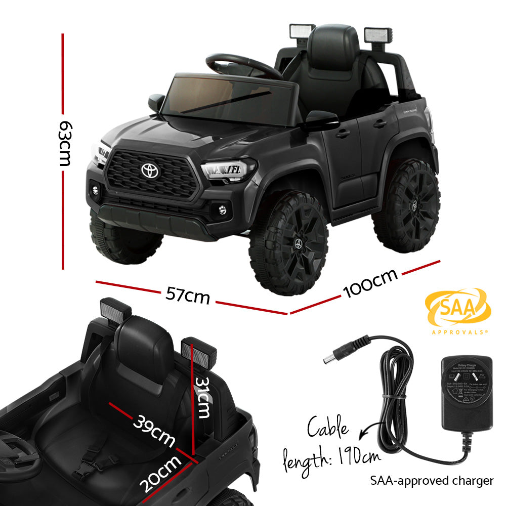 Toyota Tacoma Electric Ride On Car - Black