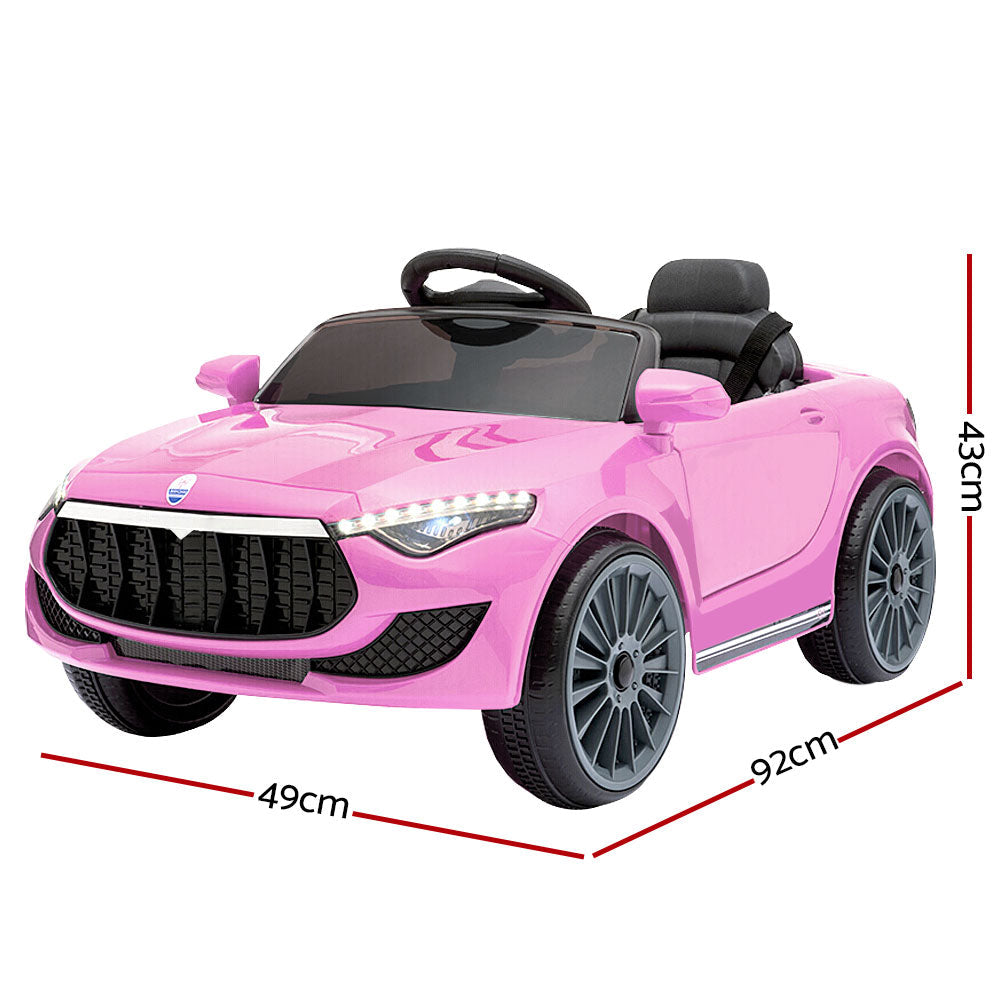 Maserati Style Electric Ride on Car - Pink