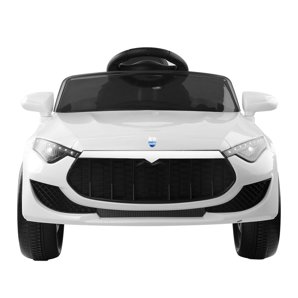 Maserati Style Electric Ride On Car - White