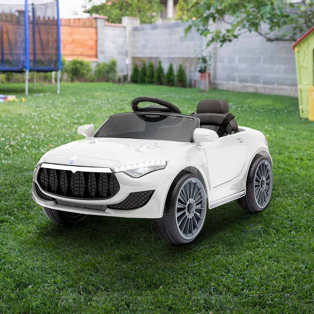 Maserati Style Electric Ride On Car - White