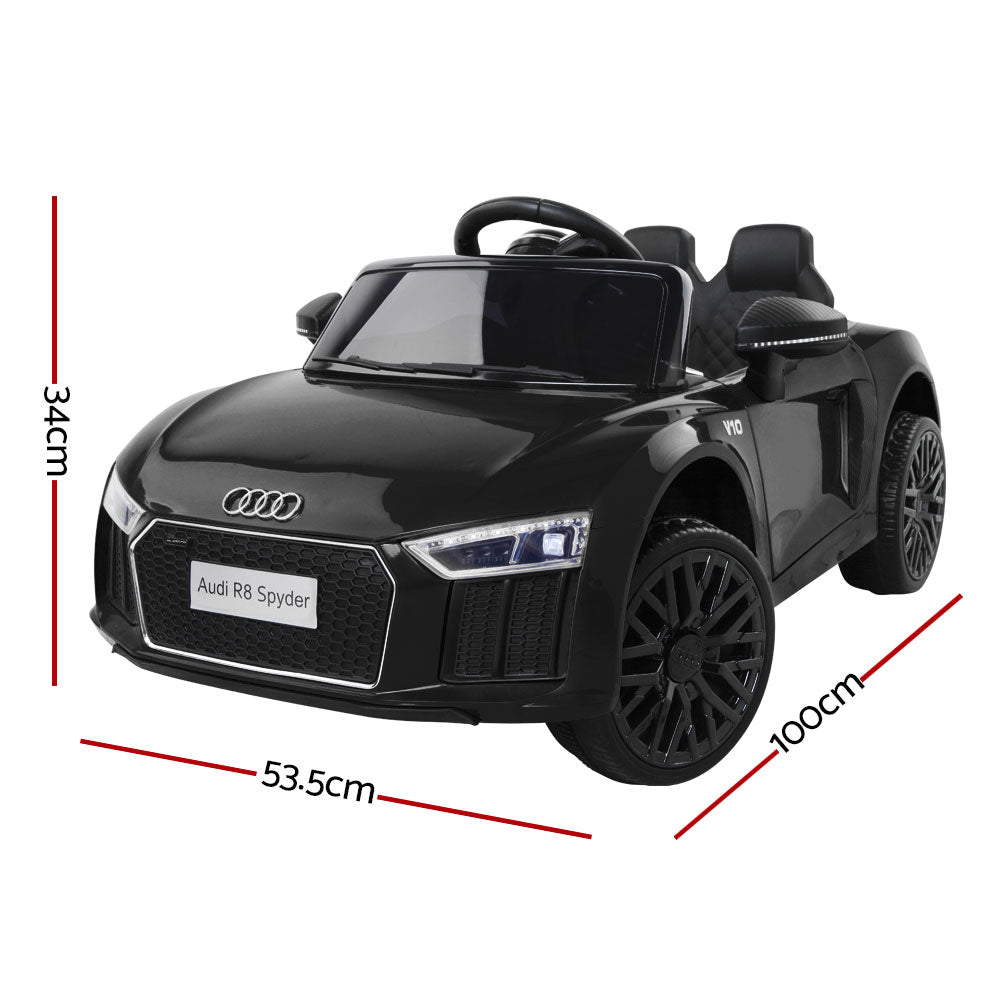 Audi R8 Electric Ride On Car - Black