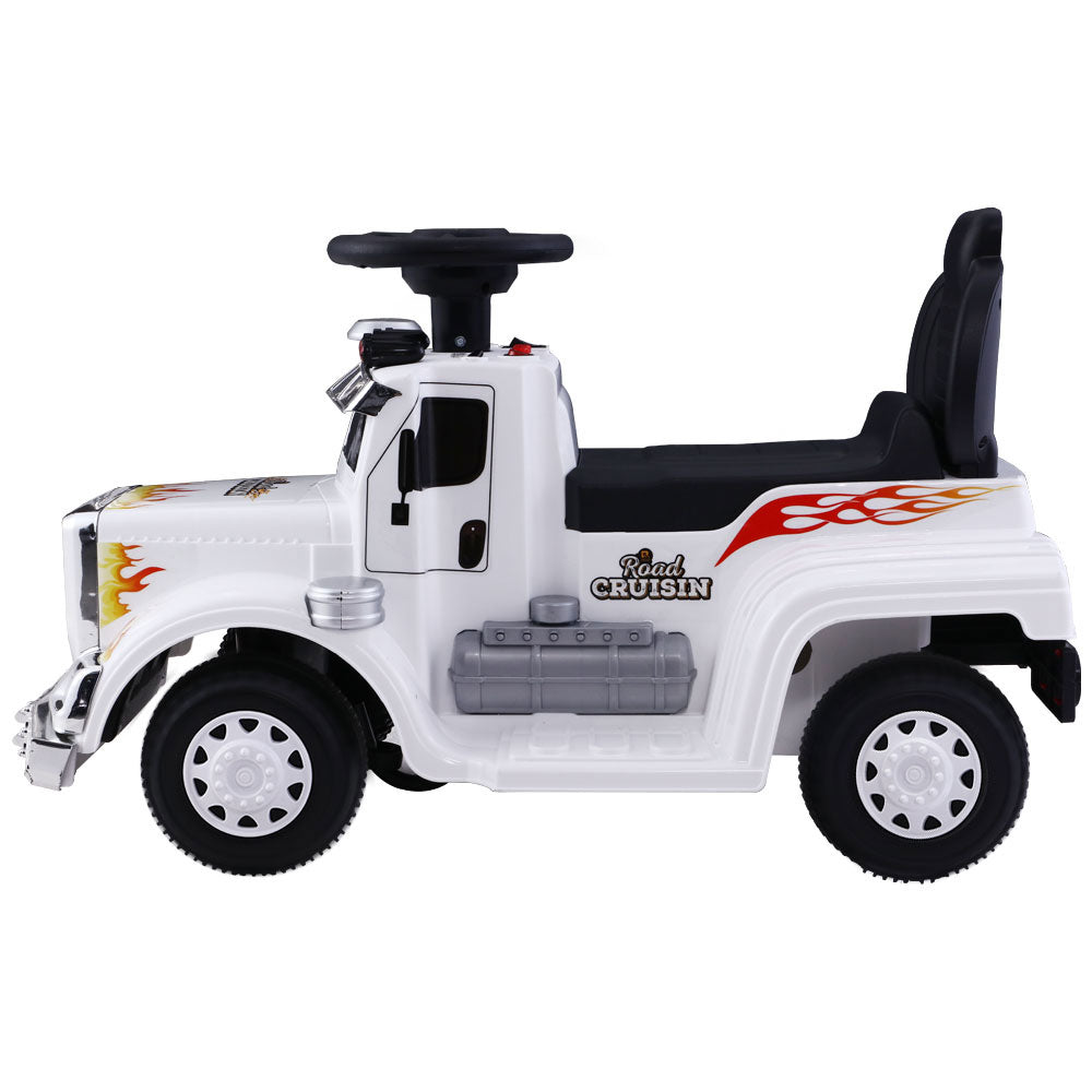 Electric Ride On Truck - White