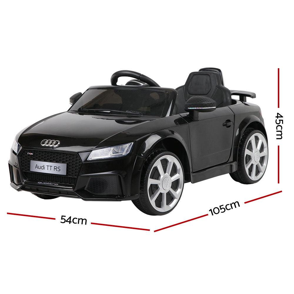 Audi Licensed TT RS Electric Ride On Car - Black