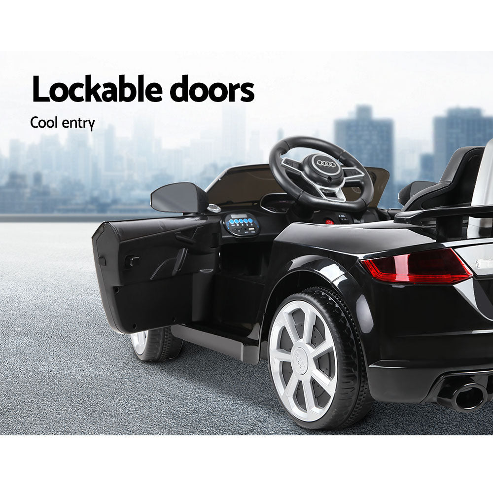 Audi Licensed TT RS Electric Ride On Car - Black