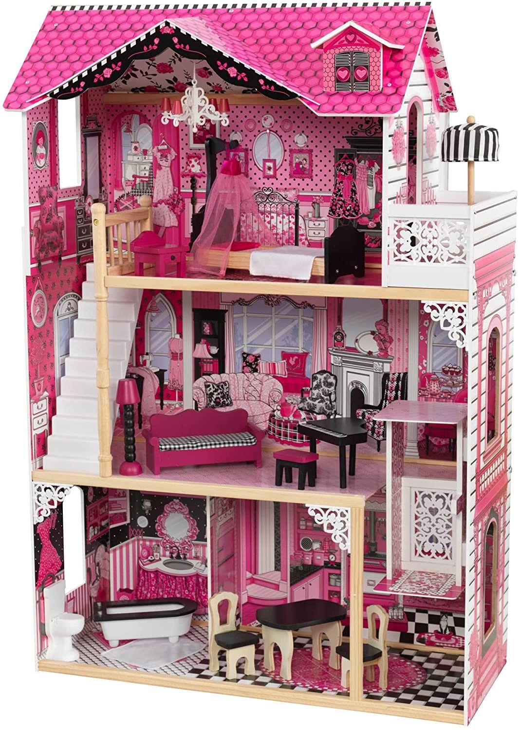Dollhouse with Furniture 120 x 83 x 40 cm (Model 6)