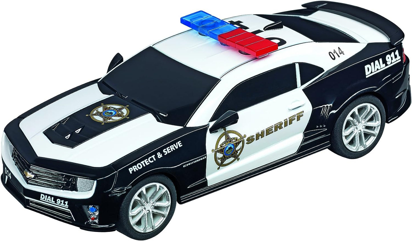 Highway Chase Slot Car - Mustang v Sheriff