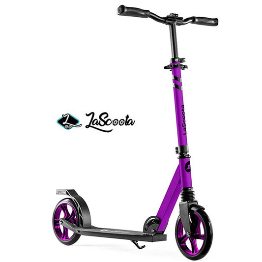 Lascoota Pulse Kick Push Commuter Scooter Adult Plum