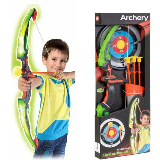 Kingsport Light-up Kids Archery Set Suction Arrows Target