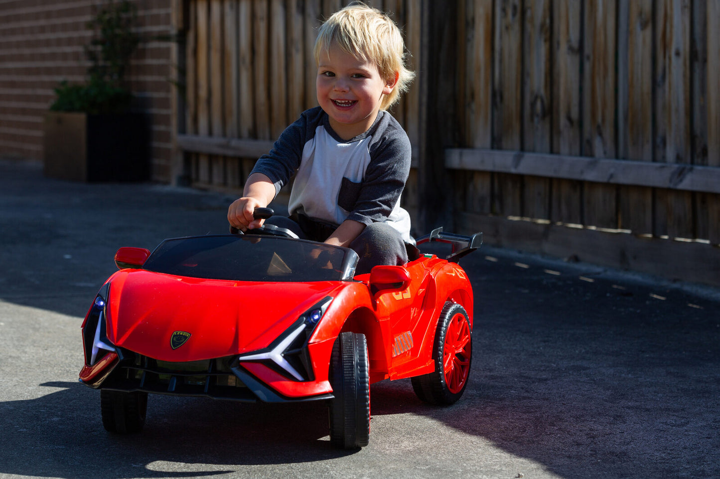 Ferrari Electric Ride on Car - Red