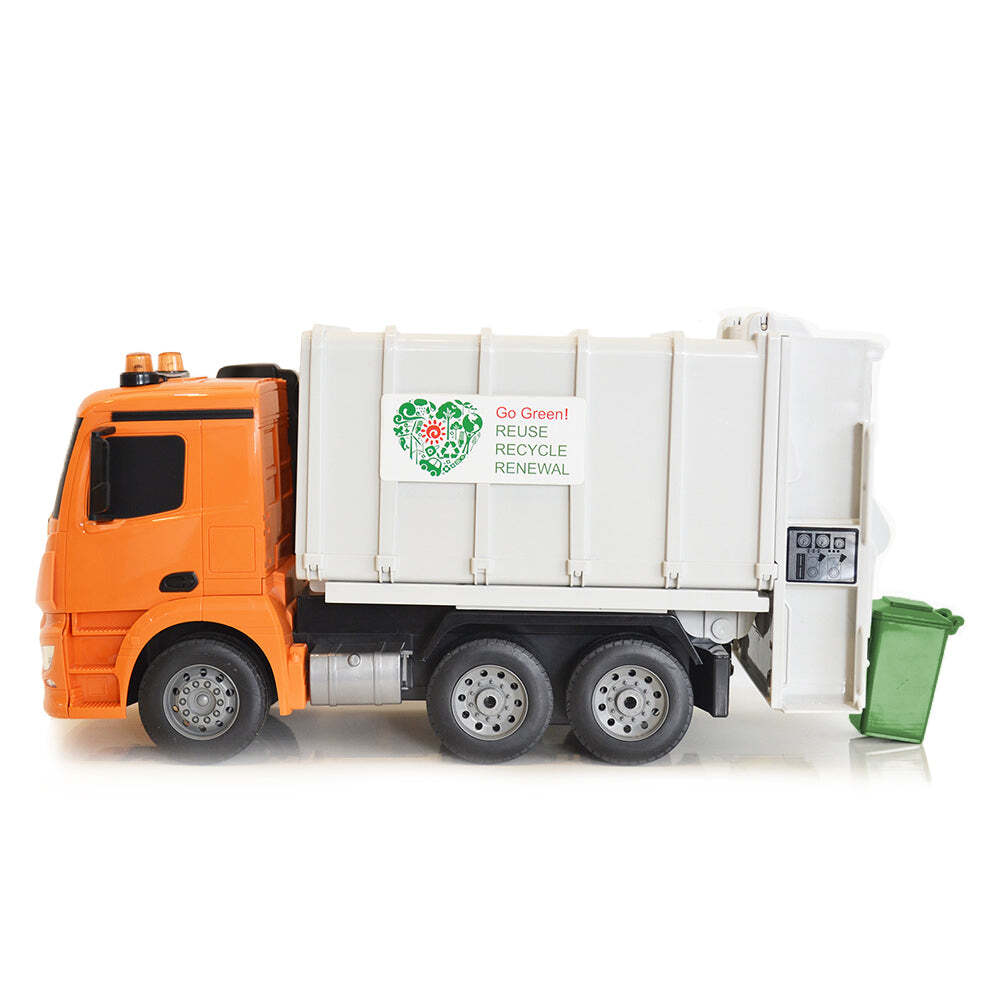 Mercedes Benz Garbage Model Toy Truck - Orange