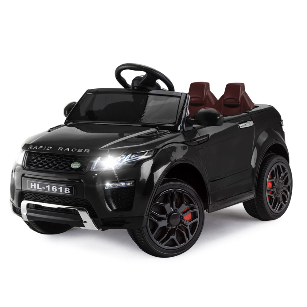 Rapid Racer Land Rover Style Electric Ride on Car - Black