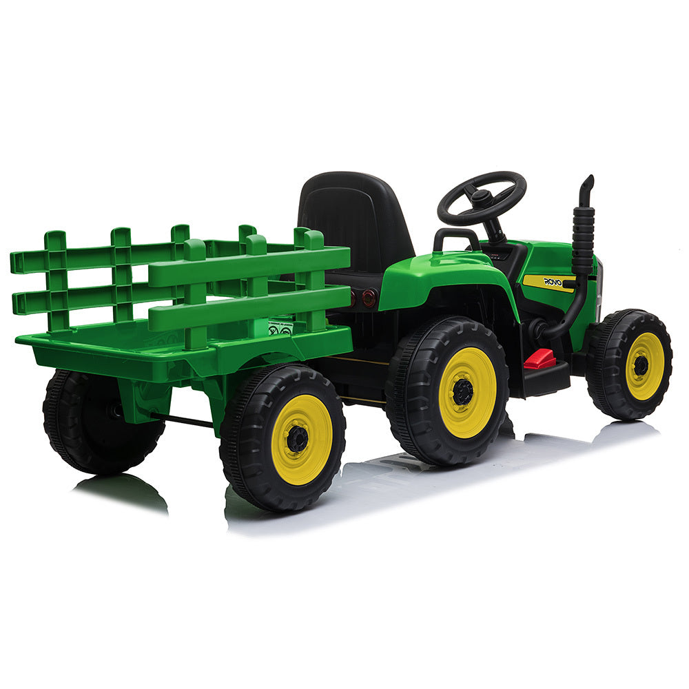 Tractor Electric Ride on Car - Green and Yellow