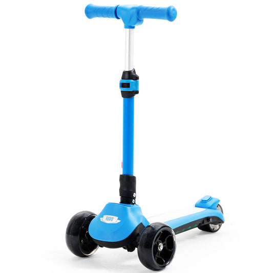 3-Wheel Electric Scooter - Blue