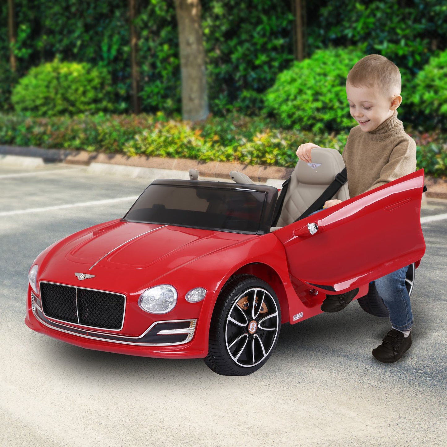 Bentley Electric Ride On Car - Red