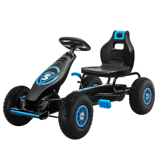 Kahuna G18 Kids Ride On Pedal Go Kart - Blue