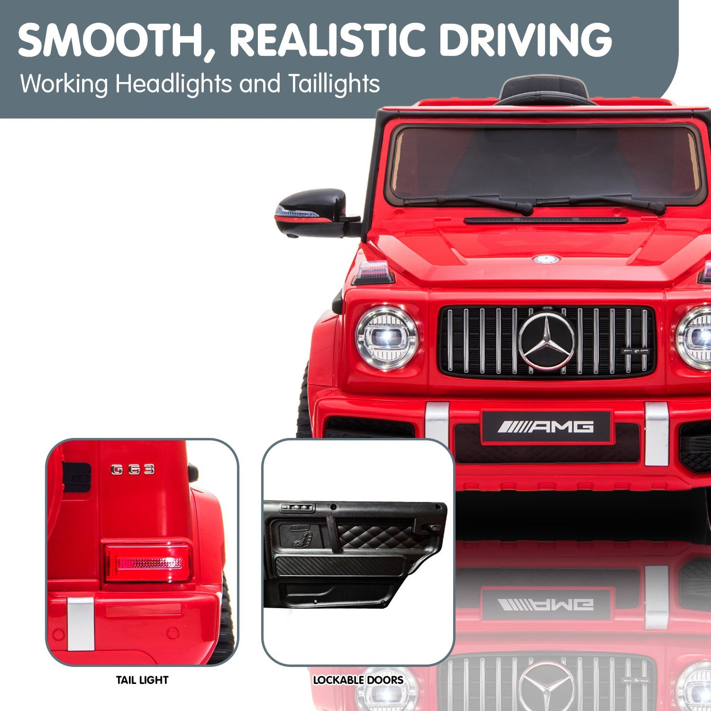 Mercedes Benz AMG G63 Electric Ride On - Red