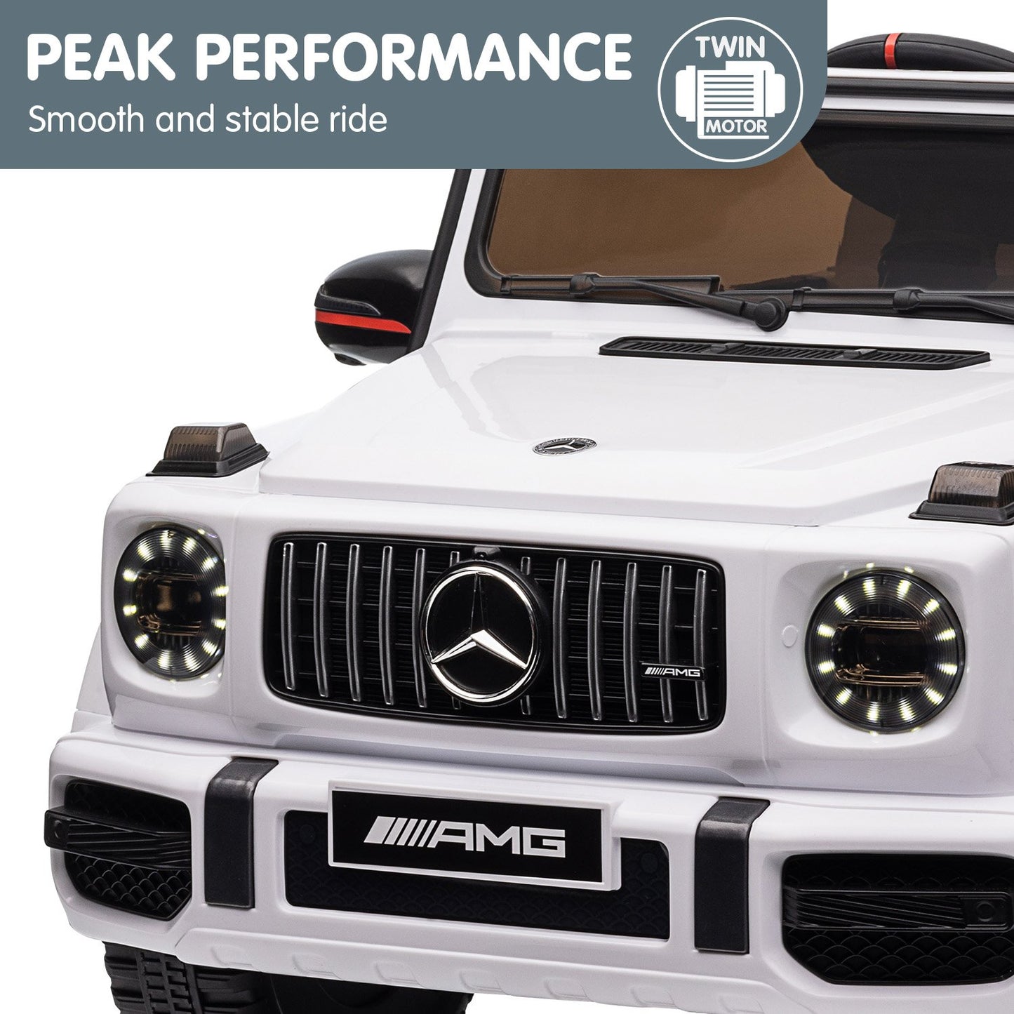 Mercedes Benz AMG G63 Electric Ride On Car - White