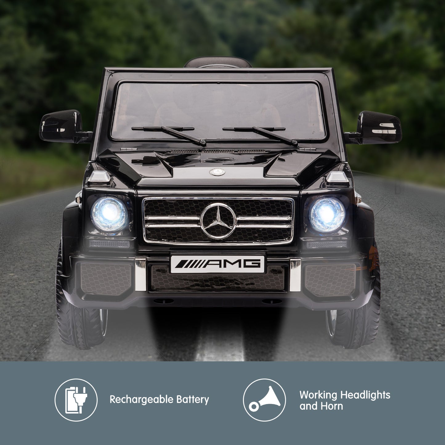 Mercedes Benz AMG G65 Electric Ride On Car - Black