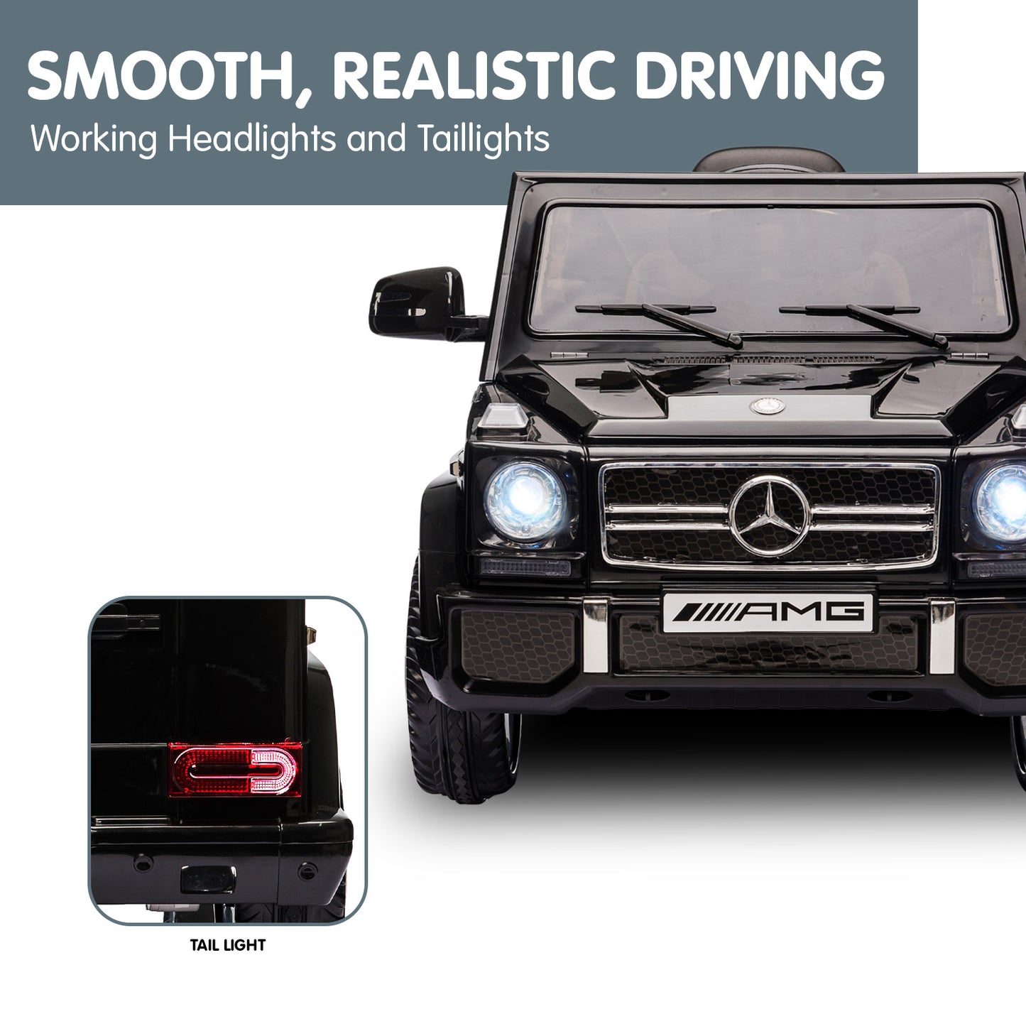 Mercedes Benz AMG G65 Electric Ride On Car - Black