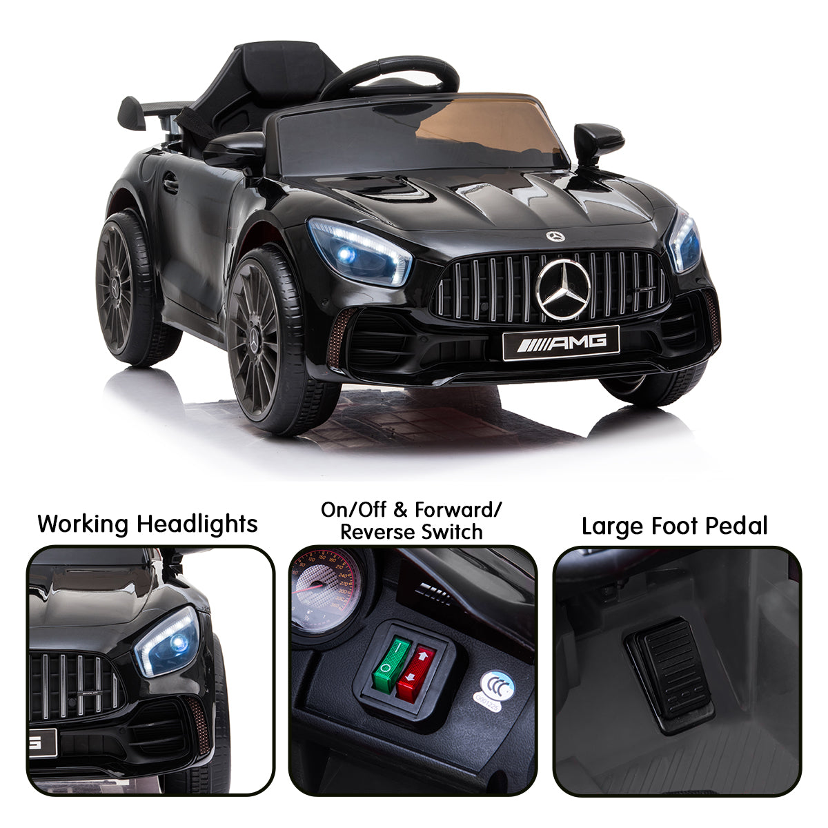 Mercedes Benz Electric Ride On Car - Black