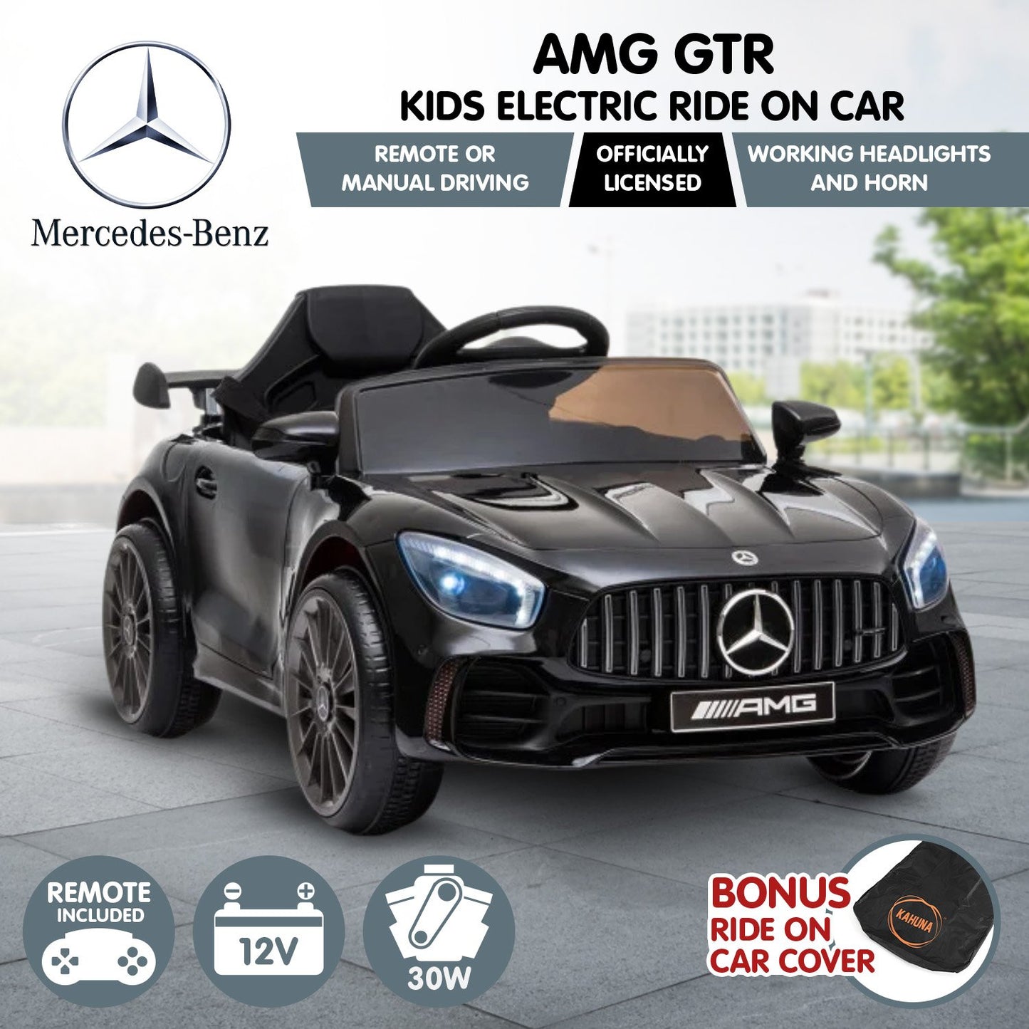 Mercedes Benz Electric Ride On Car - Black