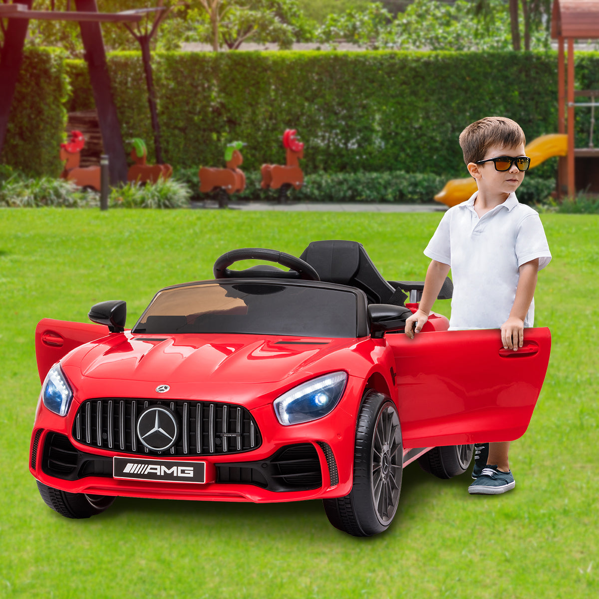 Mercedes Benz Electric Ride On Car - Red