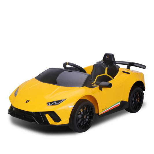 Lamborghini Electric Ride On Car - Yellow