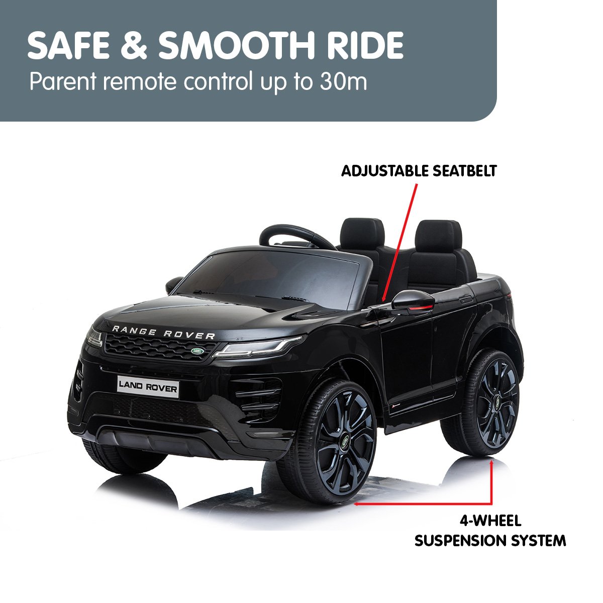 Land Rover Electric Ride On Car - Black