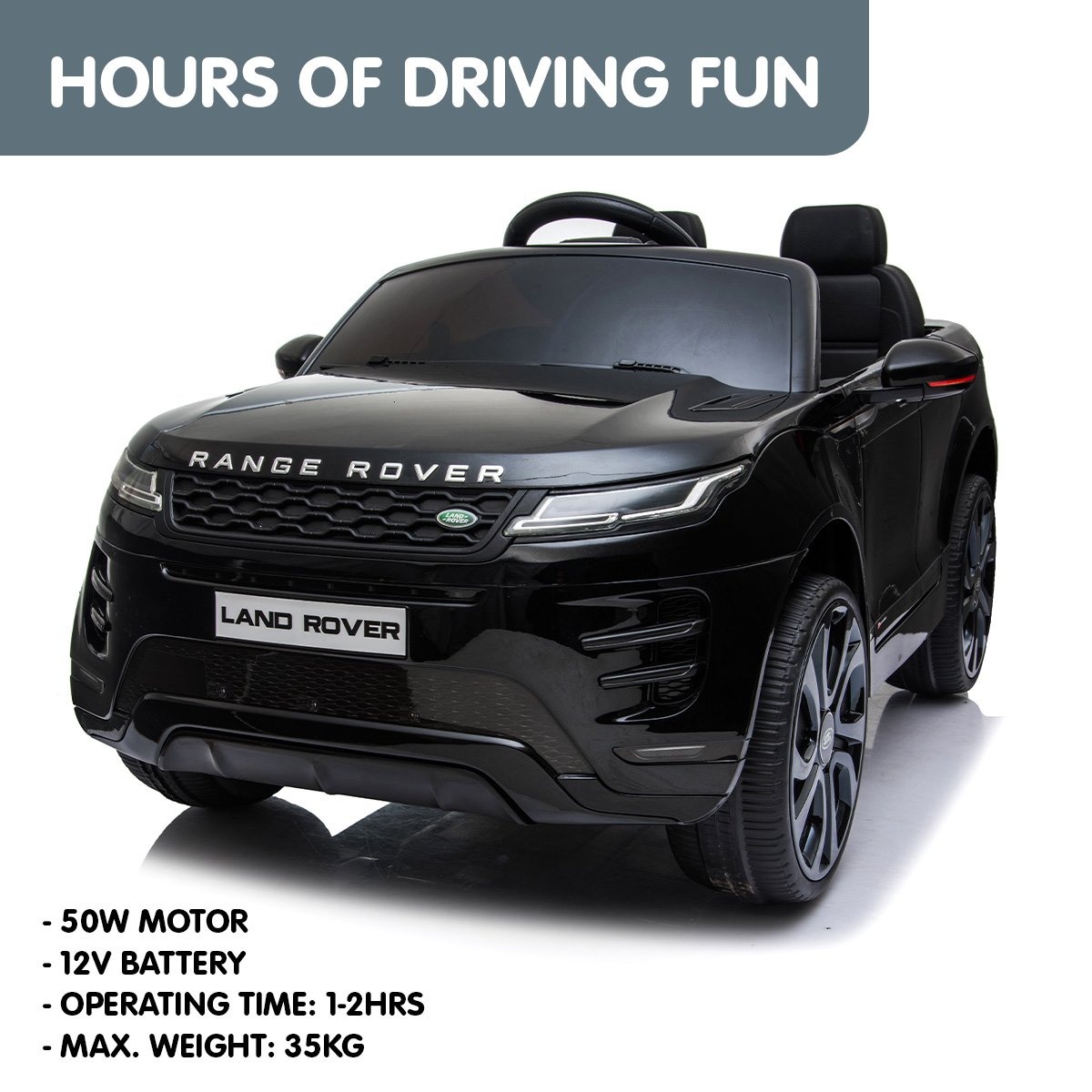 Land Rover Electric Ride On Car - Black