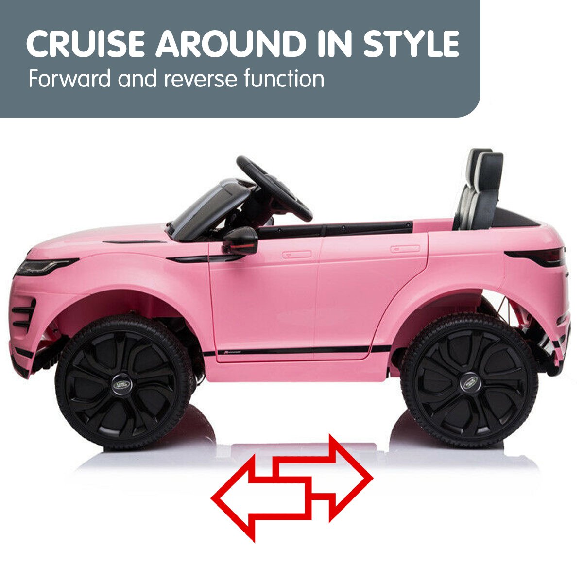 Land Rover Electric Ride On Car - Pink