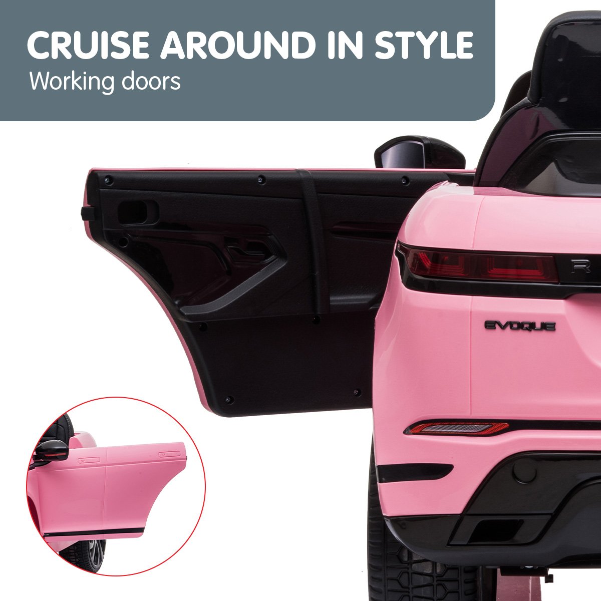 Land Rover Electric Ride On Car - Pink