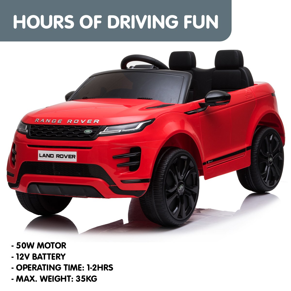 Land Rover Electric Ride On Car - Red