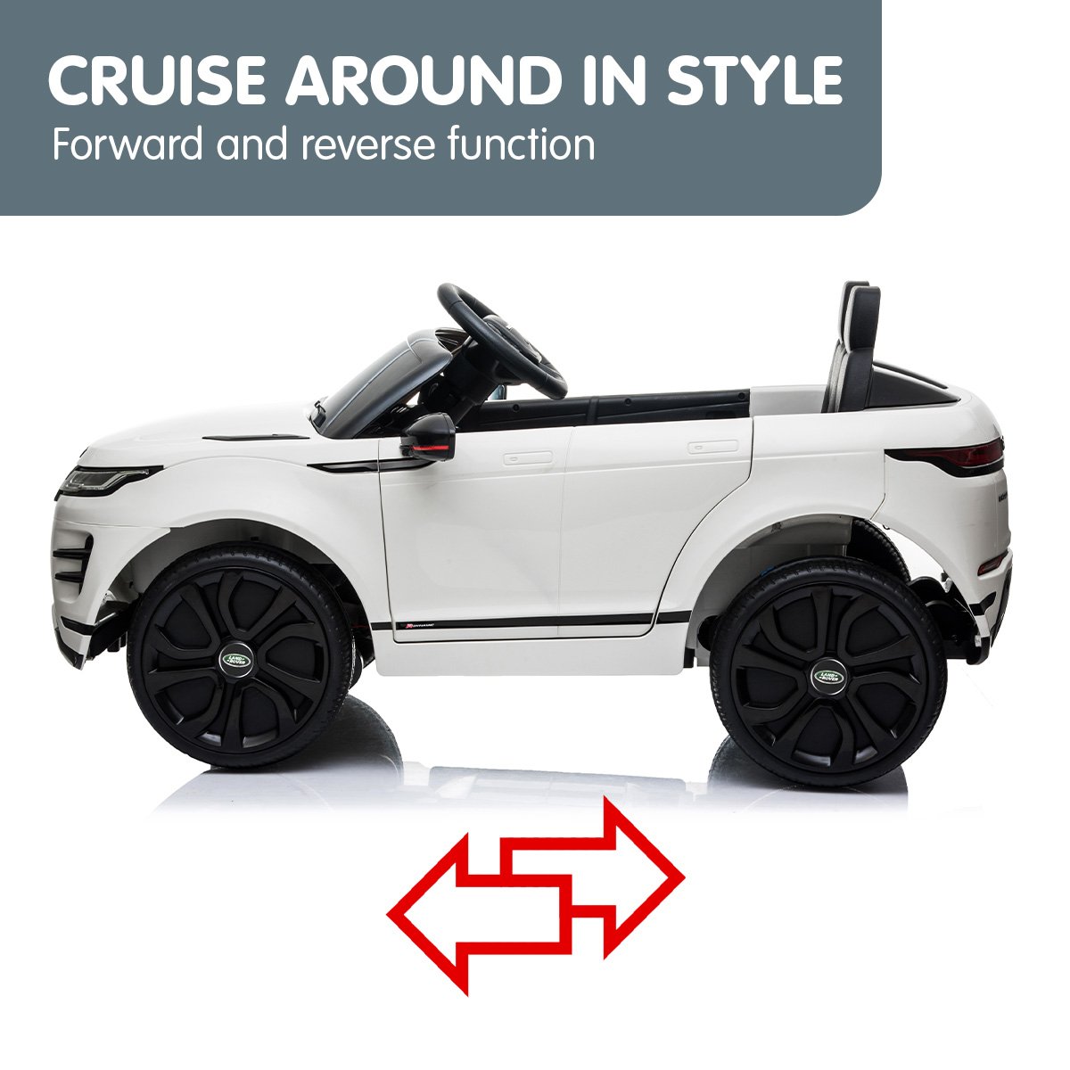 Land Rover Electric Ride On Car - White