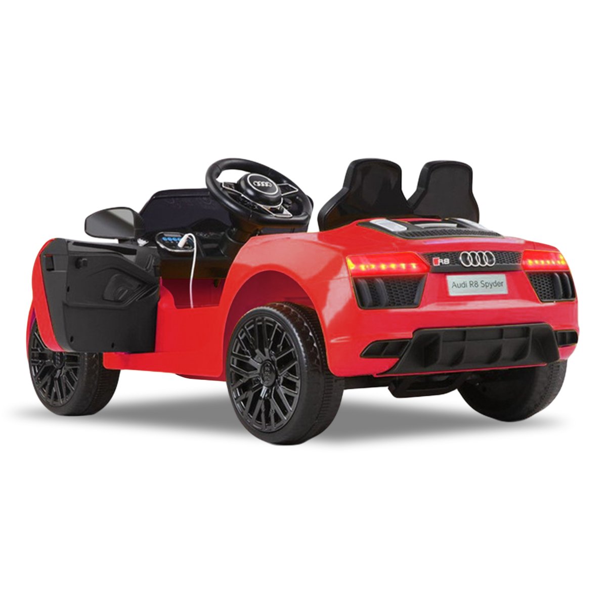 R8 Spyder Audi Electric Ride On Car - Red