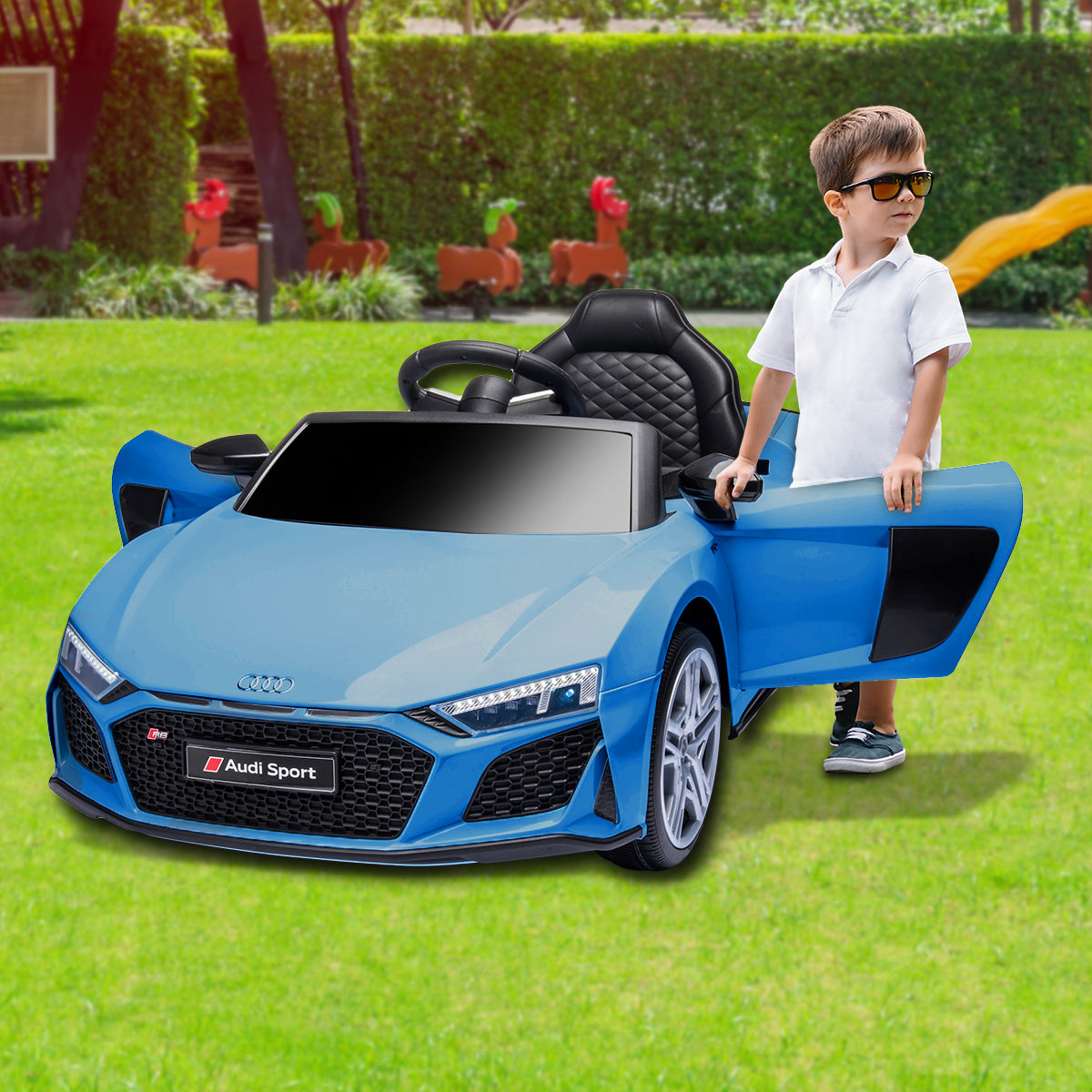 Audi Sport Electric Ride On Car - Blue