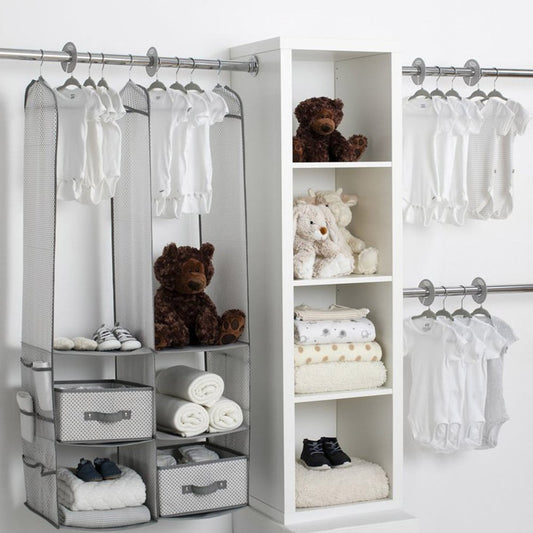 24 Piece Nursery Storage Set - Cool Grey