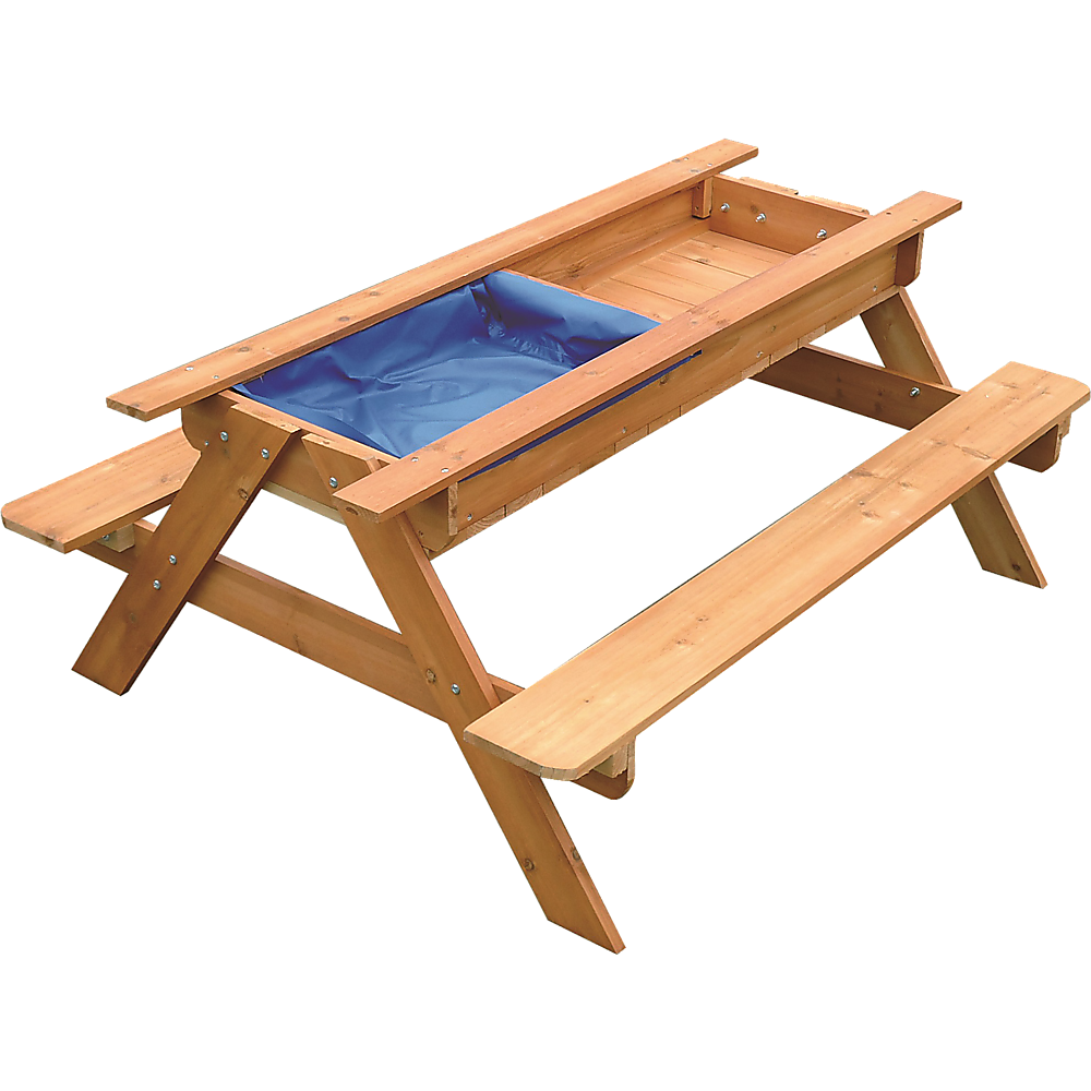 Sand & Water Wooden Picnic Table